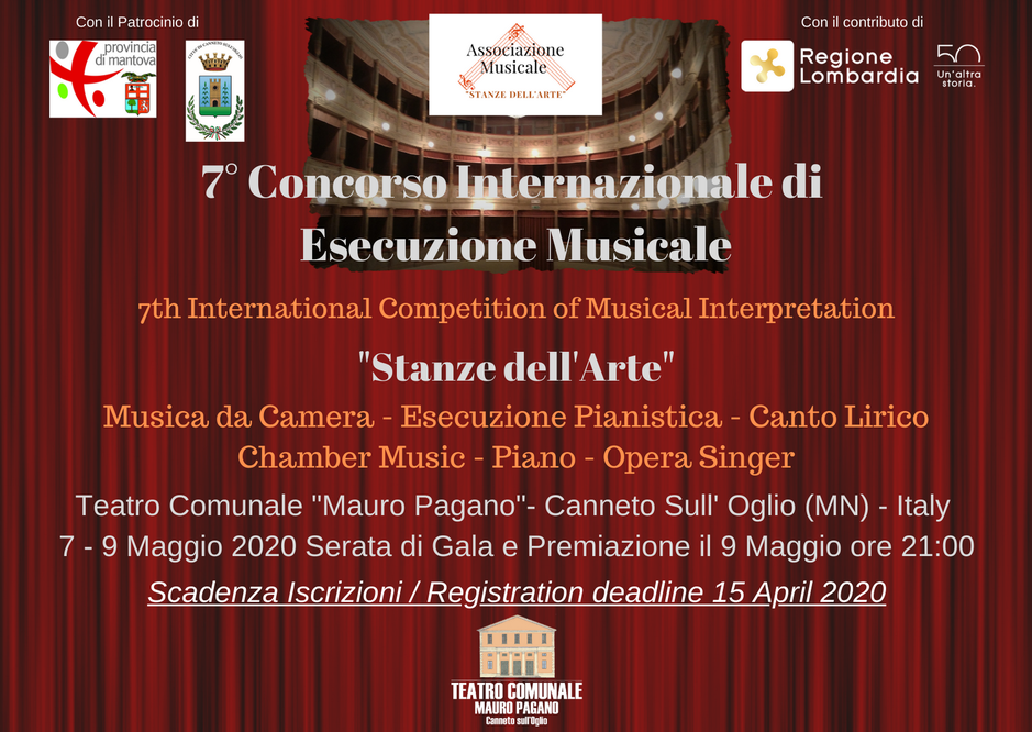 ASSOCIAZIONE MUSICALE "STANZE DELL'ARTE" Concorso Internazionale Di ...